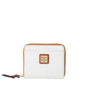 Dooney & Bourke White and Brown Wallet